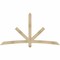 Ekena Millwork Alberta Rough Sawn Timber Gable Bracket, Douglas Fir, 84"W x 45"H x 4"D x 4"F, 13/12 Pitch GBW084X45X0404ALB00RDF - alternate 1